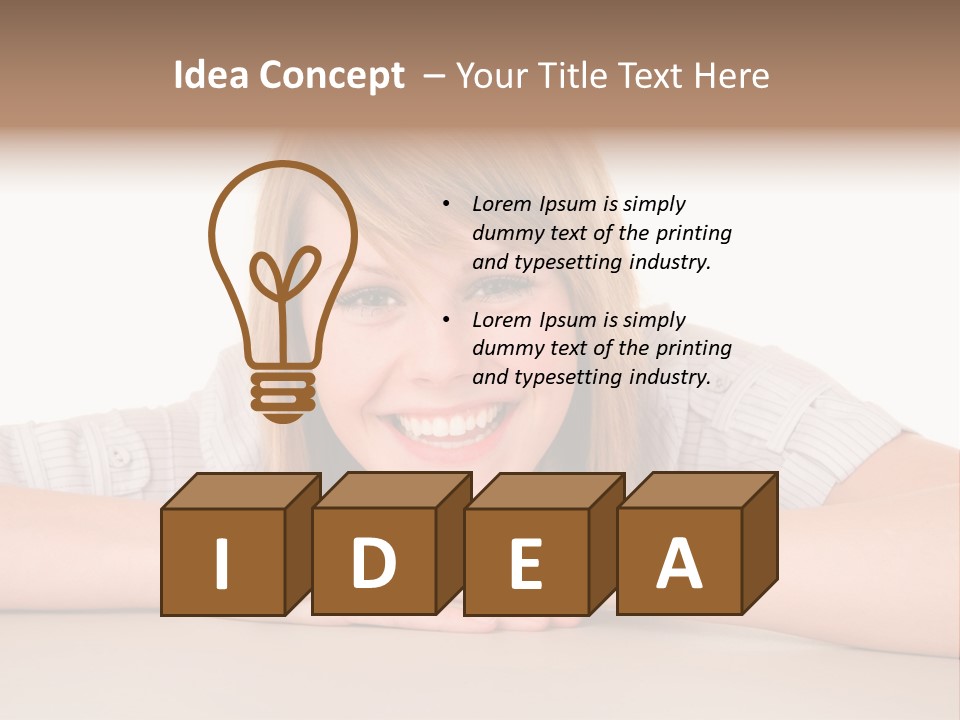 Looking People Idle PowerPoint Template