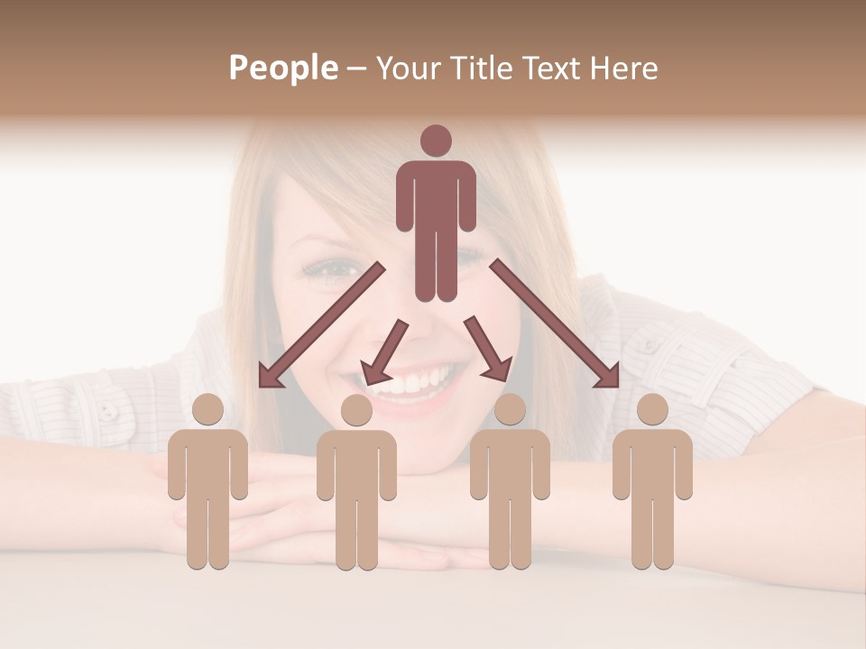Looking People Idle PowerPoint Template