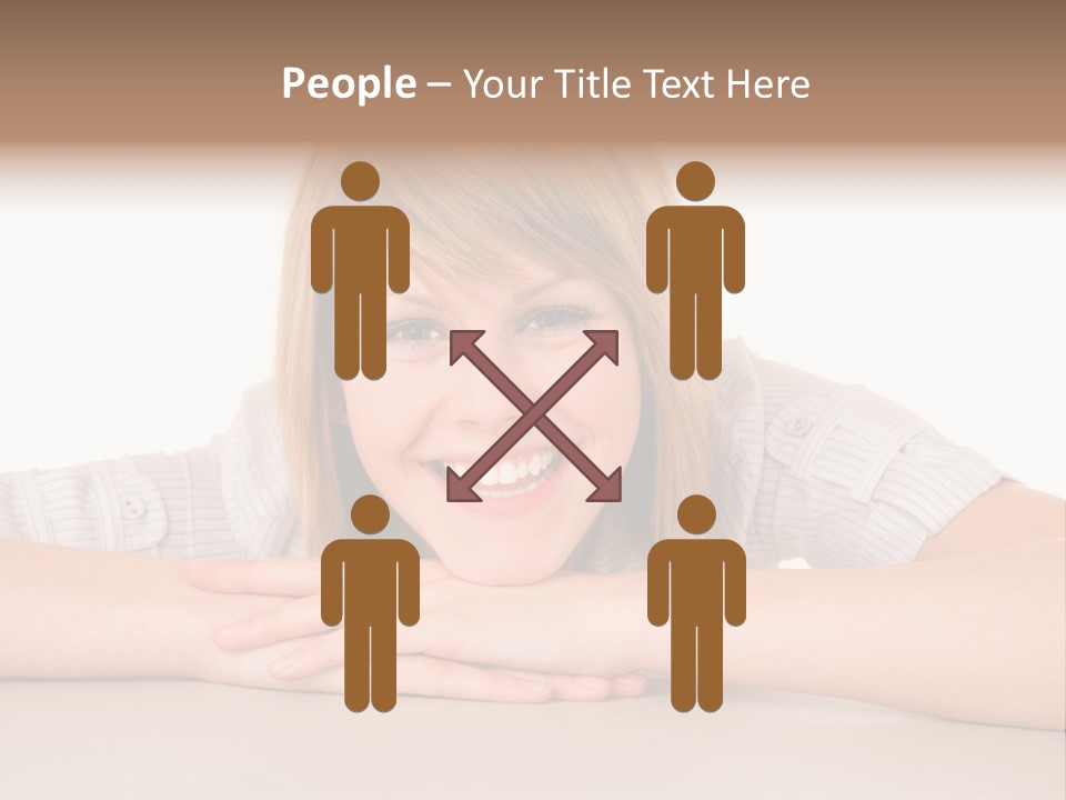 Looking People Idle PowerPoint Template