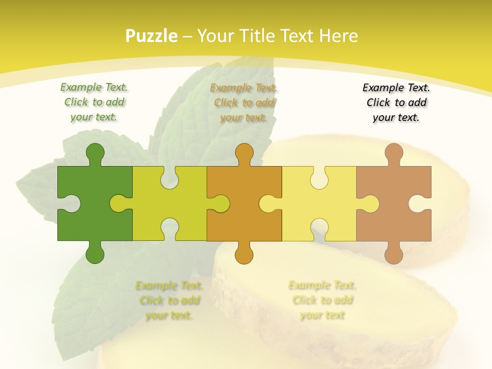 Slice Peppermint Nature PowerPoint Template