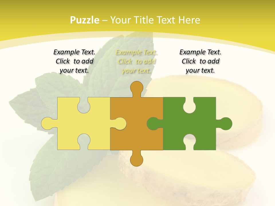 Slice Peppermint Nature PowerPoint Template