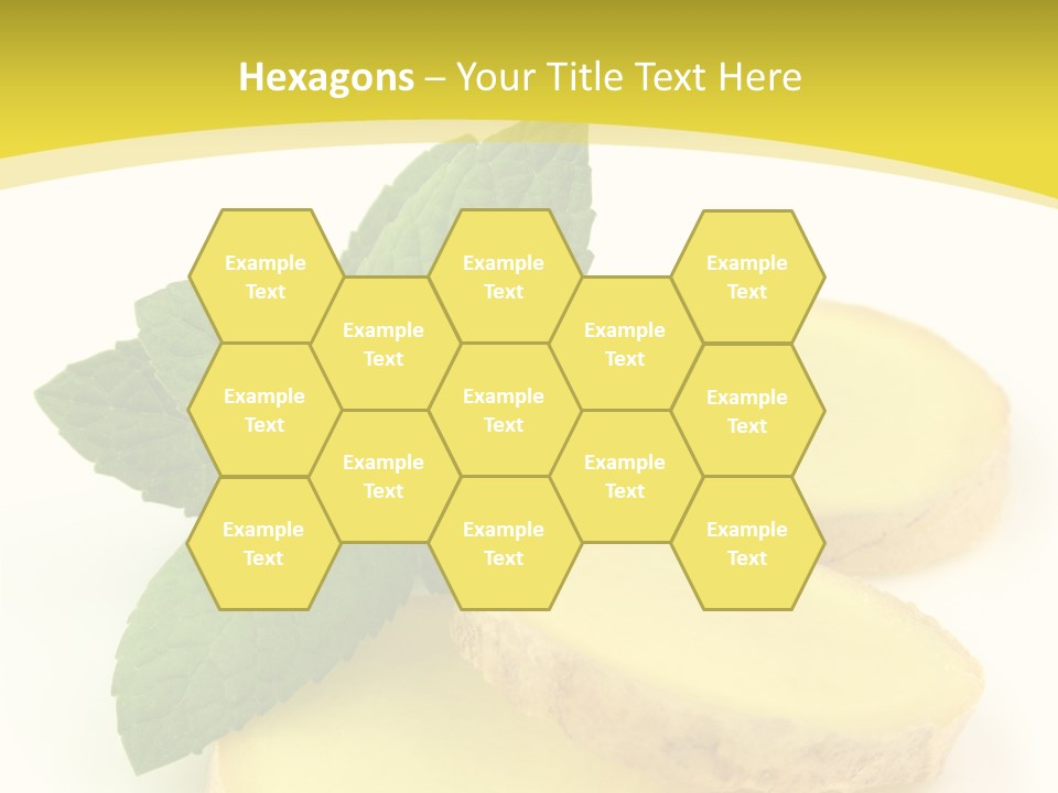 Slice Peppermint Nature PowerPoint Template