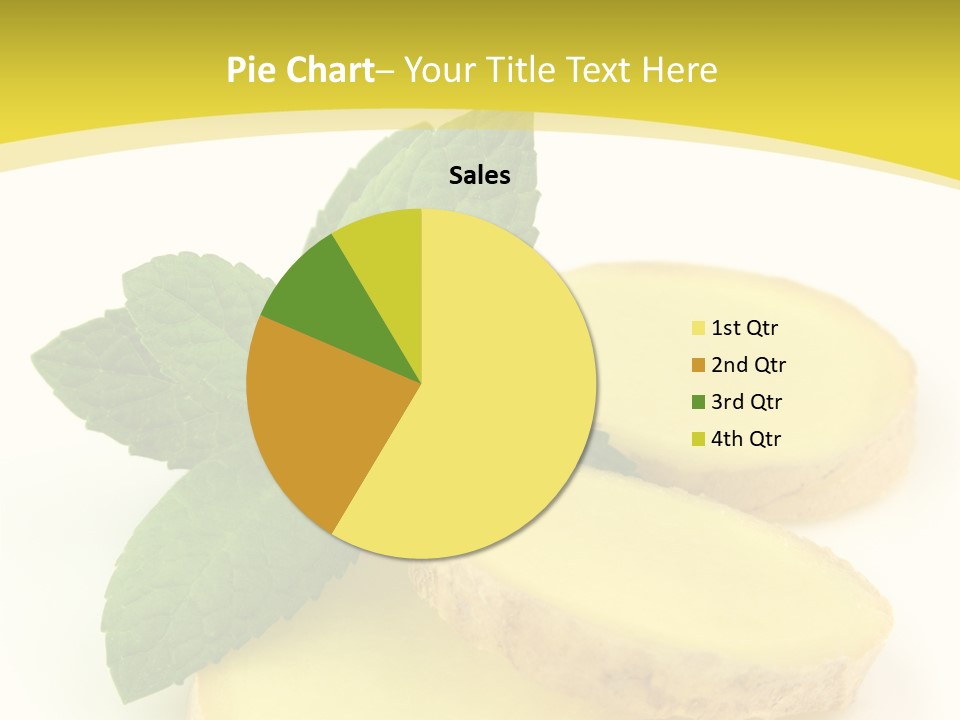 Slice Peppermint Nature PowerPoint Template
