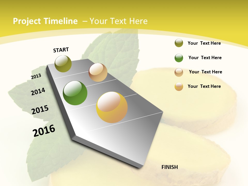 Slice Peppermint Nature PowerPoint Template
