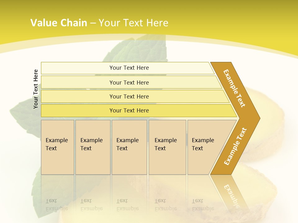 Slice Peppermint Nature PowerPoint Template