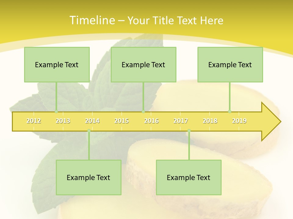 Slice Peppermint Nature PowerPoint Template