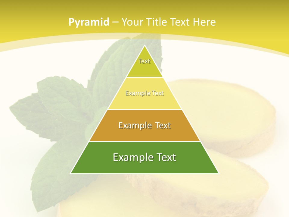 Slice Peppermint Nature PowerPoint Template