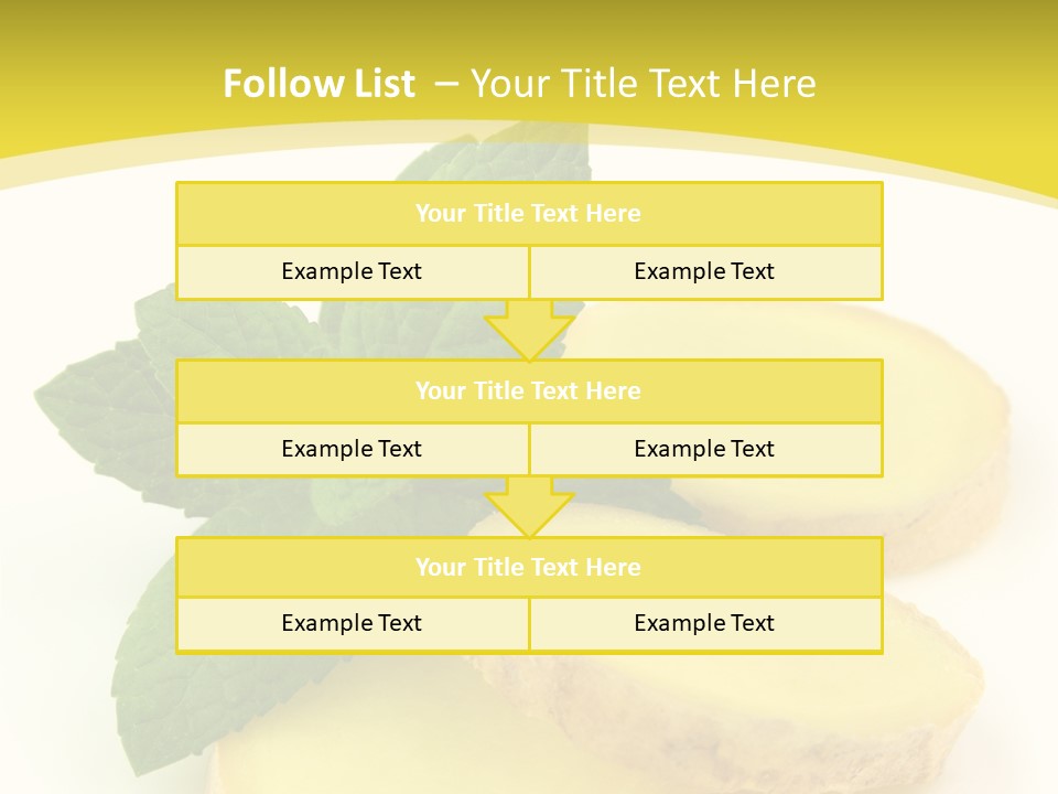 Slice Peppermint Nature PowerPoint Template