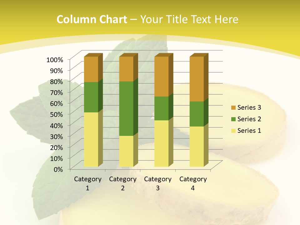 Slice Peppermint Nature PowerPoint Template