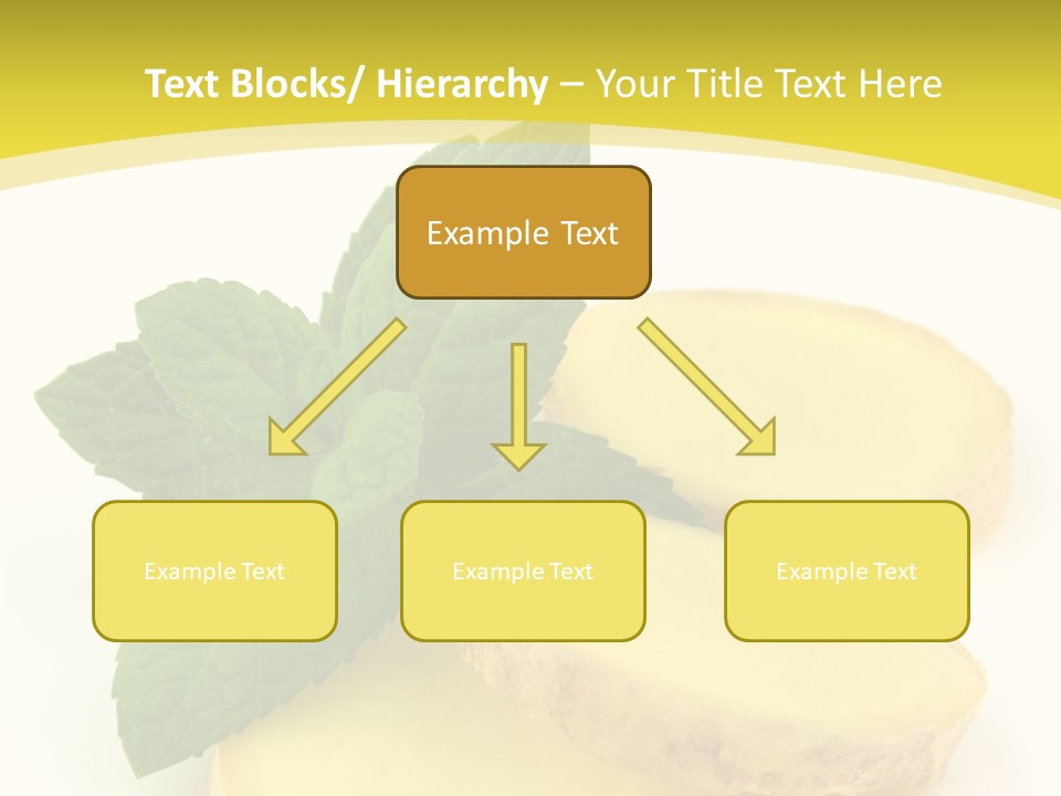 Slice Peppermint Nature PowerPoint Template