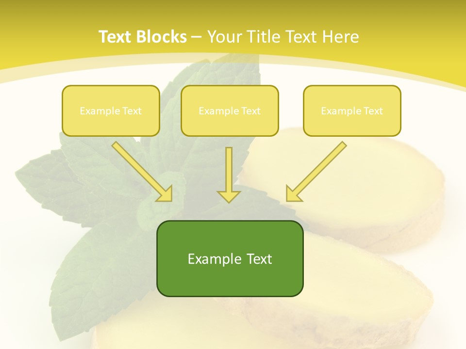 Slice Peppermint Nature PowerPoint Template