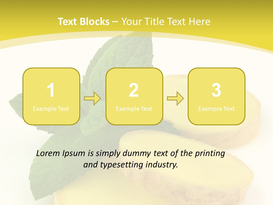 Slice Peppermint Nature PowerPoint Template