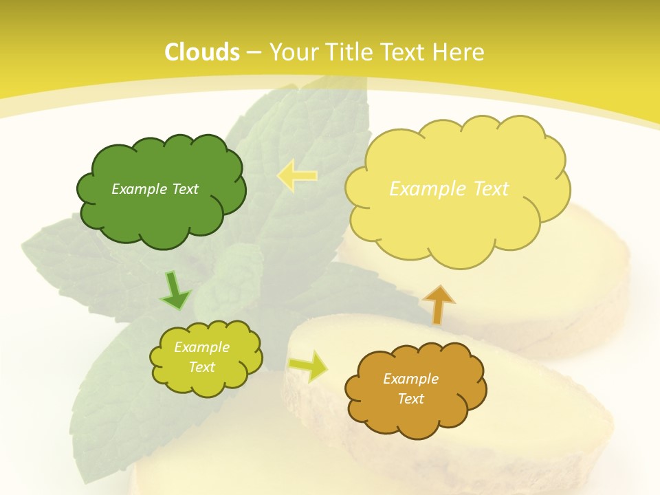 Slice Peppermint Nature PowerPoint Template