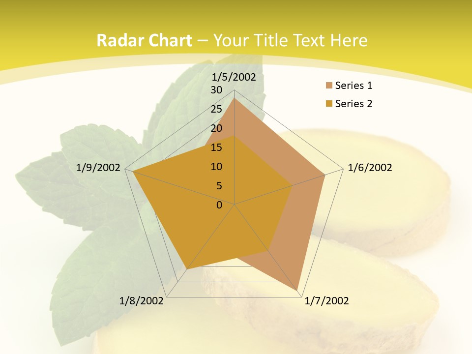 Slice Peppermint Nature PowerPoint Template