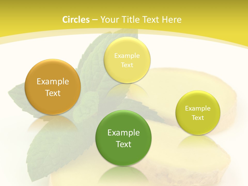 Slice Peppermint Nature PowerPoint Template