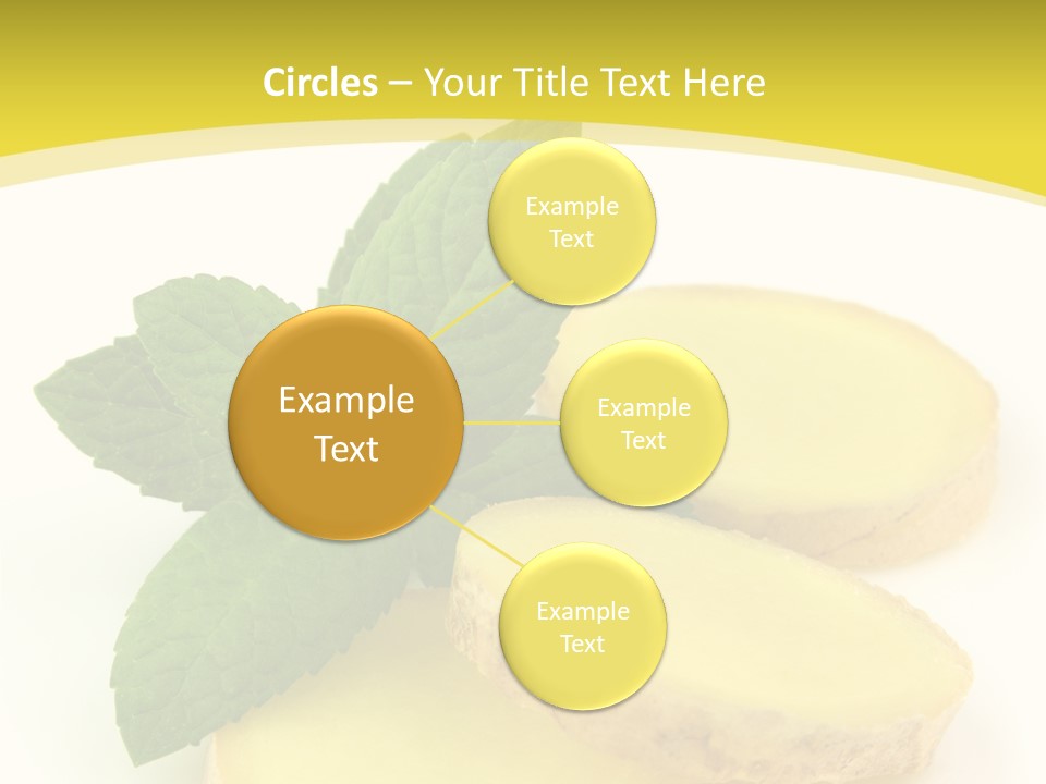 Slice Peppermint Nature PowerPoint Template