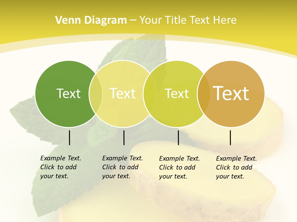 Slice Peppermint Nature PowerPoint Template