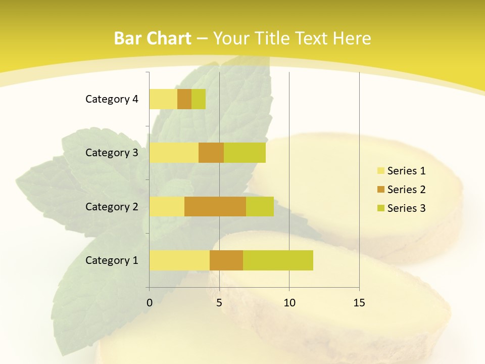 Slice Peppermint Nature PowerPoint Template