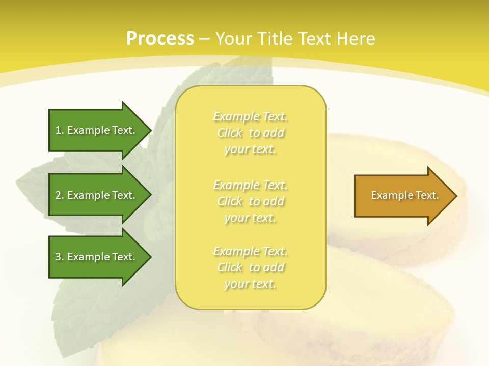 Slice Peppermint Nature PowerPoint Template