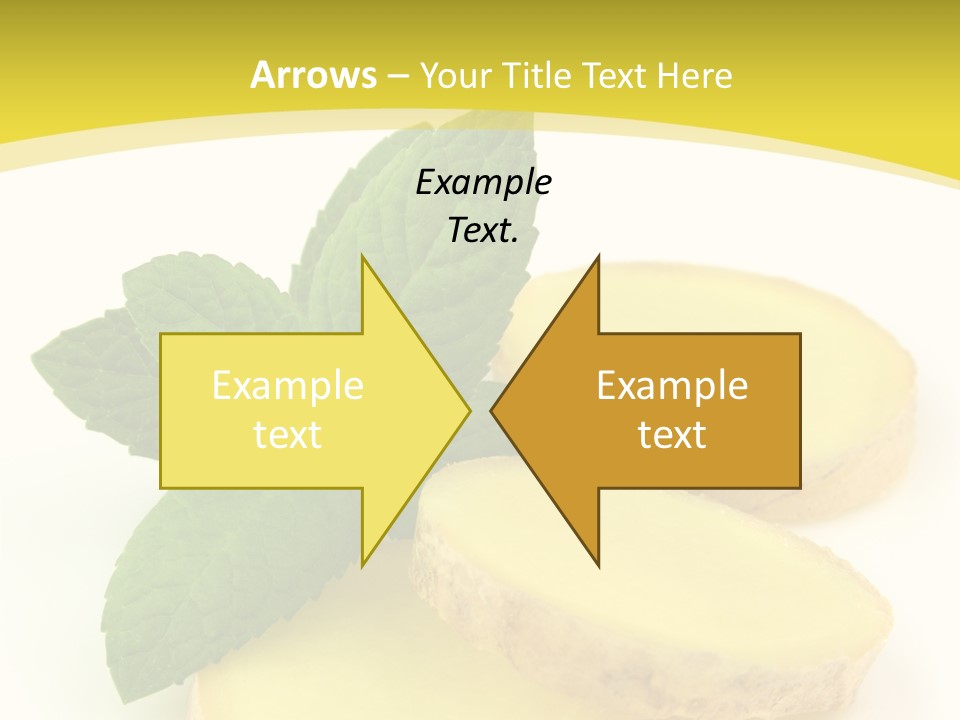 Slice Peppermint Nature PowerPoint Template