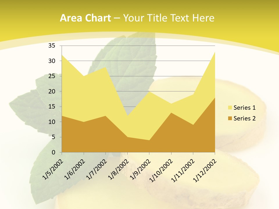 Slice Peppermint Nature PowerPoint Template