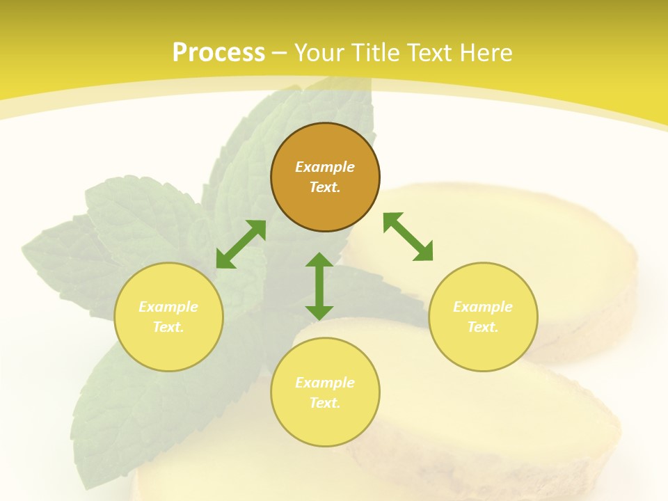 Slice Peppermint Nature PowerPoint Template