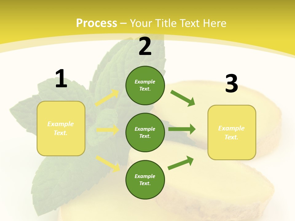 Slice Peppermint Nature PowerPoint Template