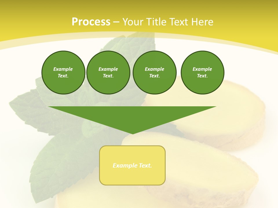Slice Peppermint Nature PowerPoint Template