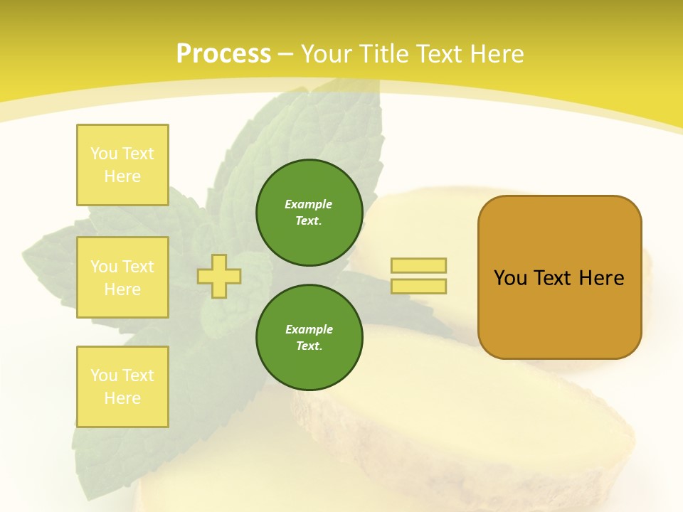 Slice Peppermint Nature PowerPoint Template