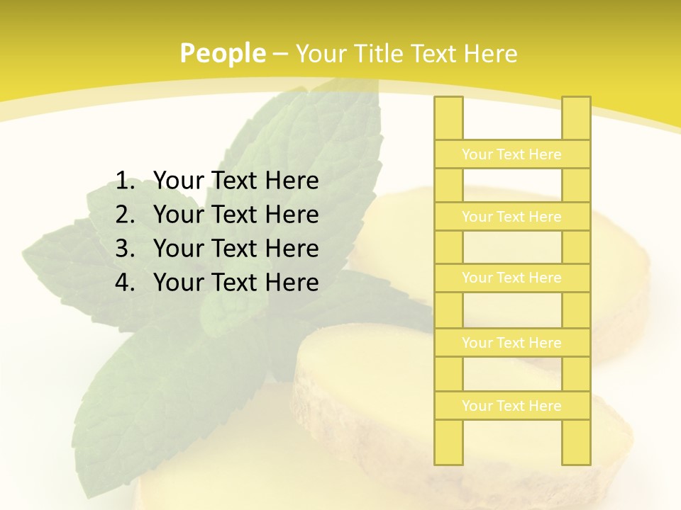 Slice Peppermint Nature PowerPoint Template