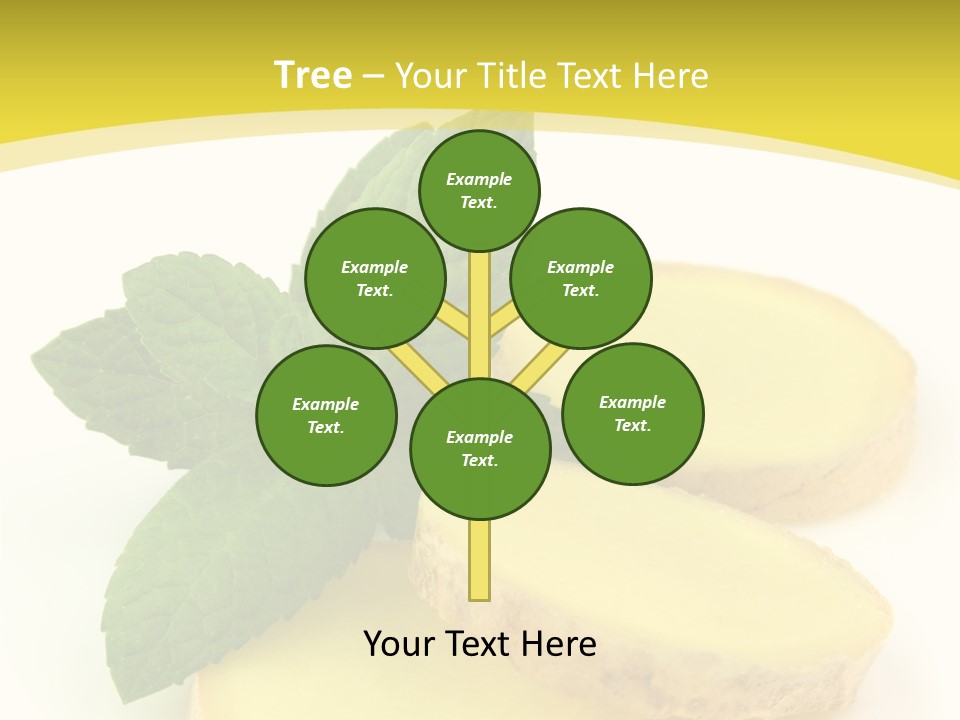 Slice Peppermint Nature PowerPoint Template