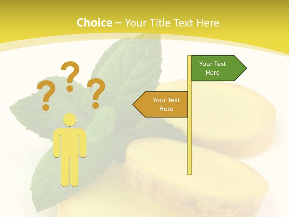 Slice Peppermint Nature PowerPoint Template