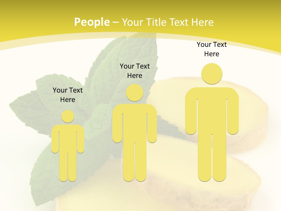 Slice Peppermint Nature PowerPoint Template