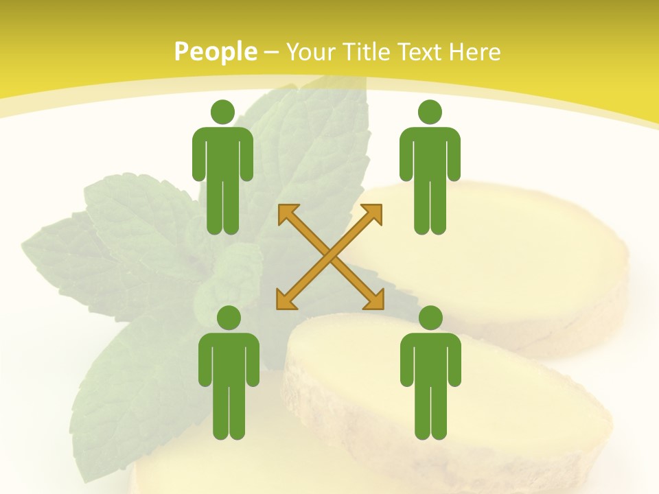 Slice Peppermint Nature PowerPoint Template