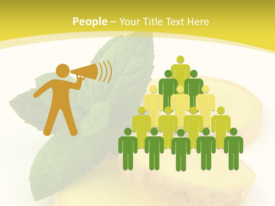 Slice Peppermint Nature PowerPoint Template