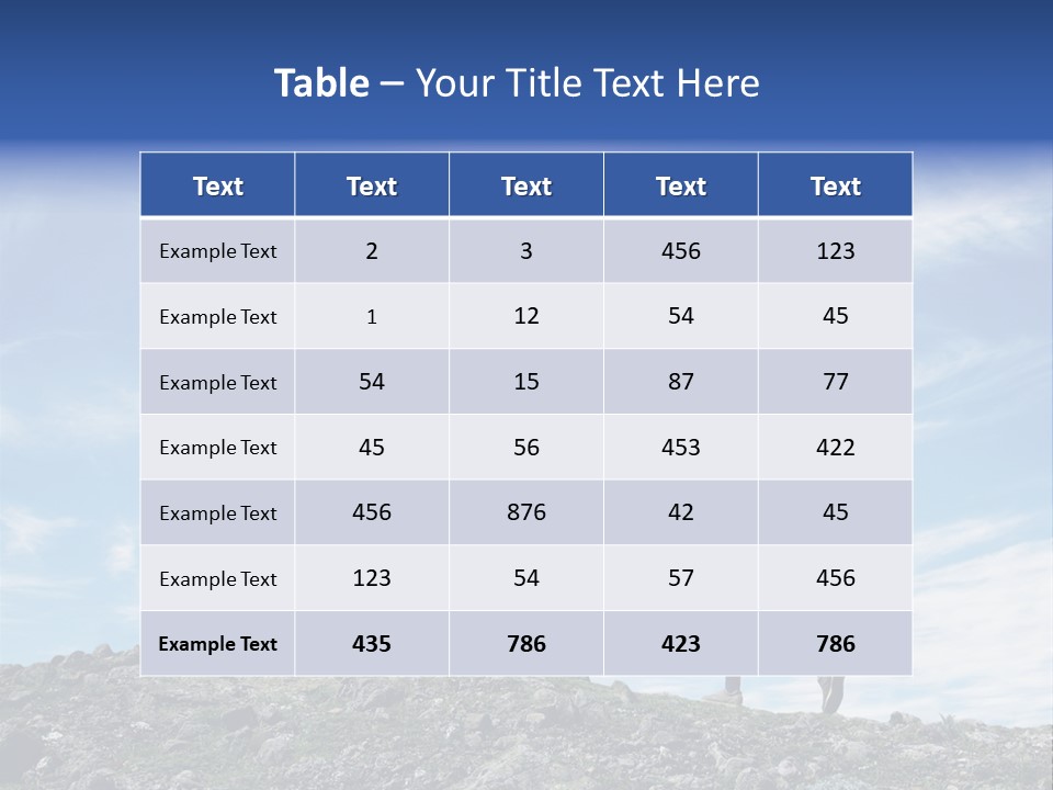 Sports Exercise Crimea PowerPoint Template