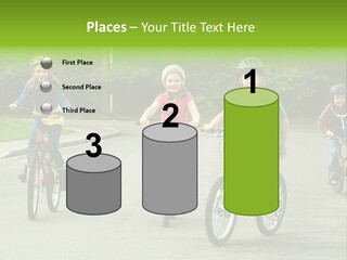 Bike Leisure Boy PowerPoint Template