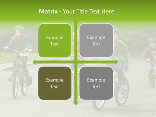 Bike Leisure Boy PowerPoint Template