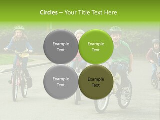 Bike Leisure Boy PowerPoint Template