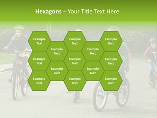Bike Leisure Boy PowerPoint Template