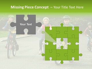 Bike Leisure Boy PowerPoint Template