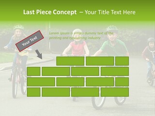 Bike Leisure Boy PowerPoint Template
