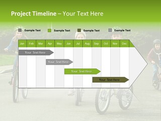 Bike Leisure Boy PowerPoint Template
