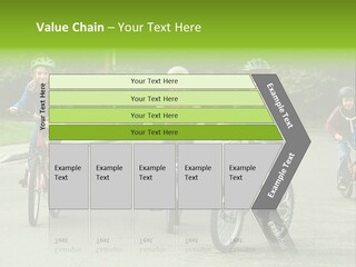 Bike Leisure Boy PowerPoint Template