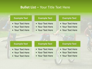 Bike Leisure Boy PowerPoint Template