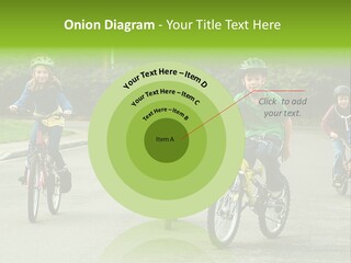 Bike Leisure Boy PowerPoint Template