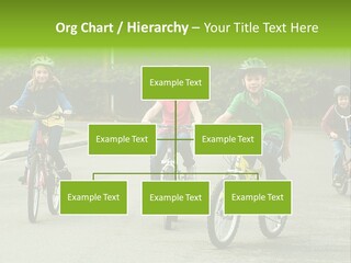 Bike Leisure Boy PowerPoint Template