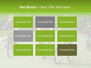 Bike Leisure Boy PowerPoint Template