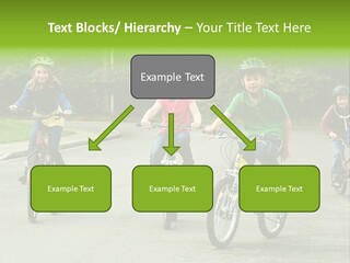 Bike Leisure Boy PowerPoint Template