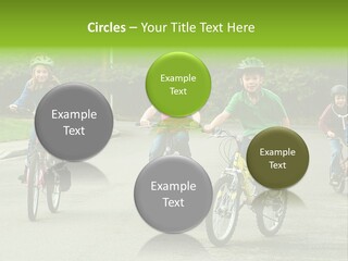 Bike Leisure Boy PowerPoint Template
